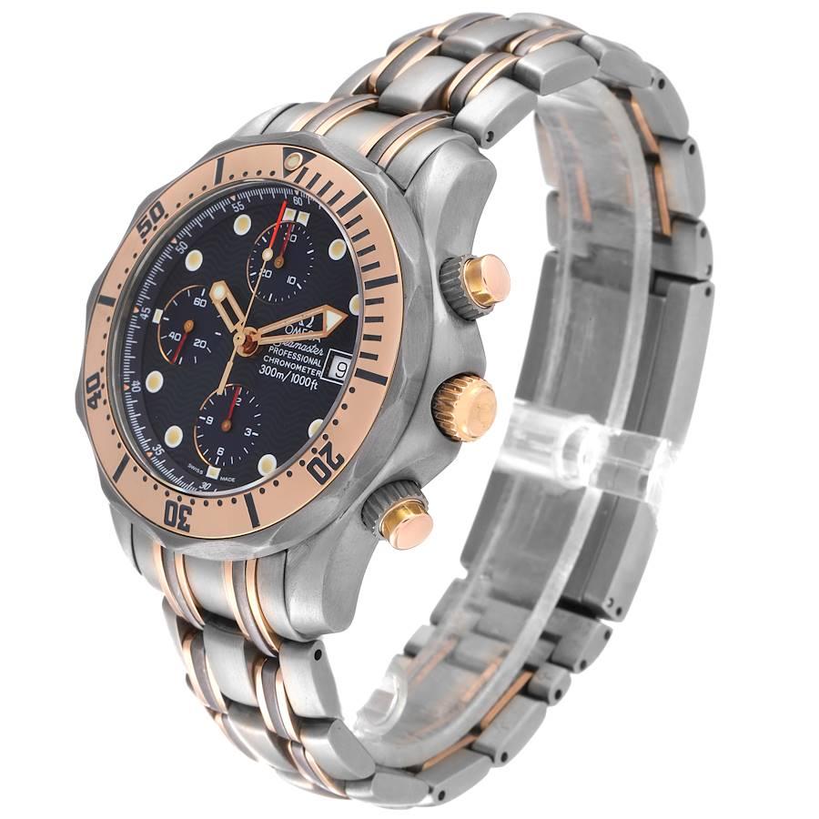 omega rose gold mens watch