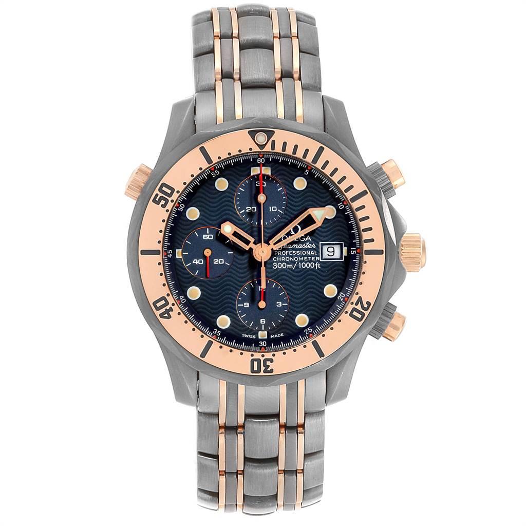 omega seamaster rose gold titanium