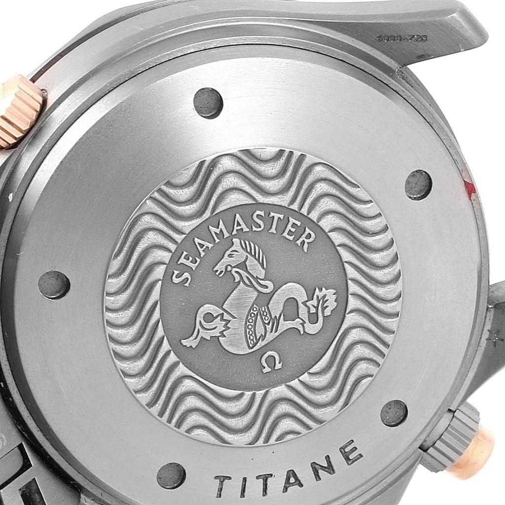 Omega Seamaster Titanium Rose Gold Men's Watch 2296.80.00 Box Card 1