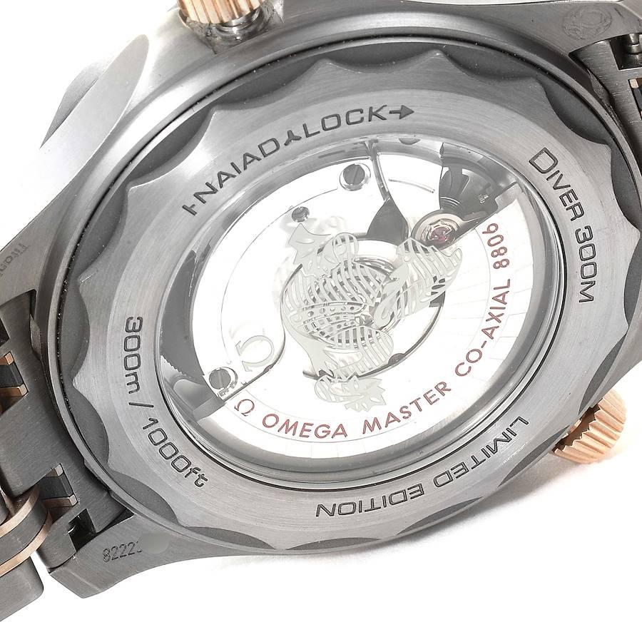 Omega Seamaster Titanium Rose Gold Watch 210.60.42.20.99.001 Unworn 1