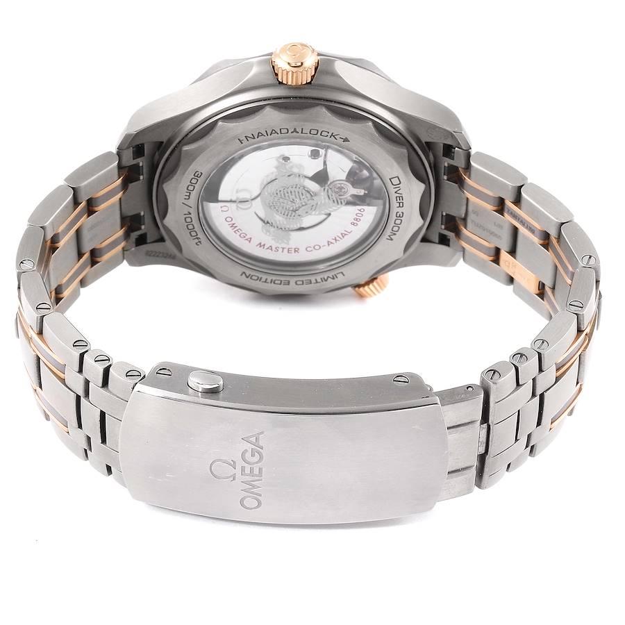 Omega Seamaster Titanium Rose Gold Watch 210.60.42.20.99.001 Unworn 2