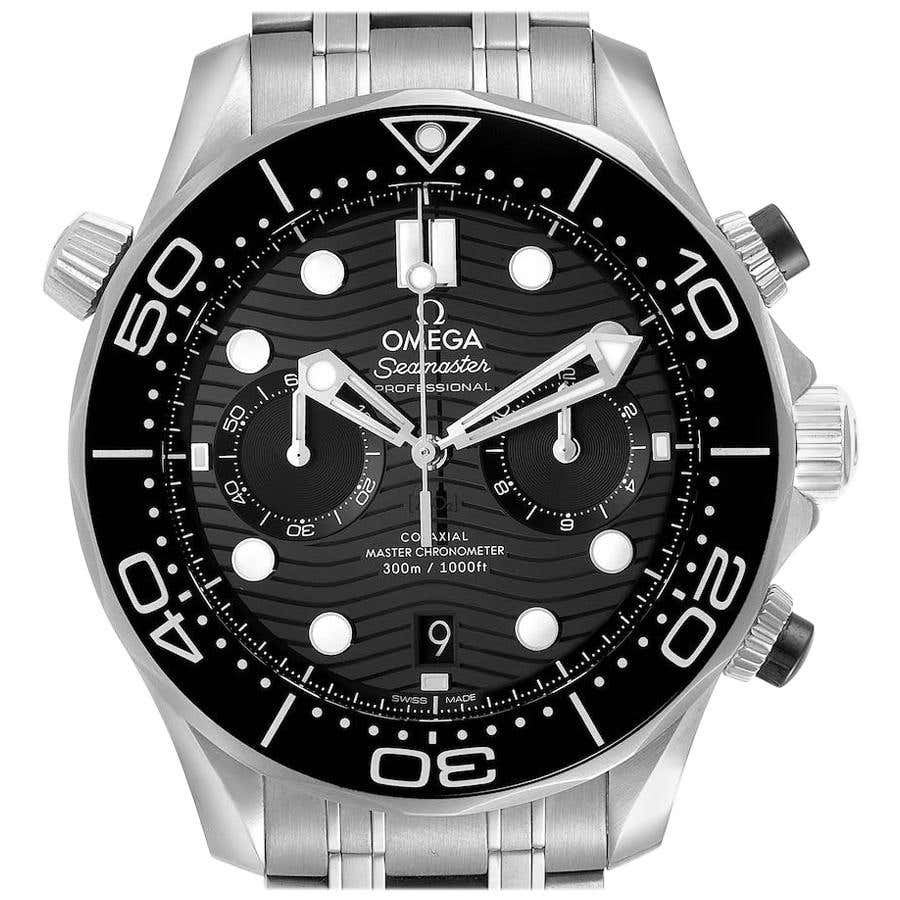 Omega Seamaster 44 Chronograph Mens Watch 210.30.44.51.01.001 Unworn ...