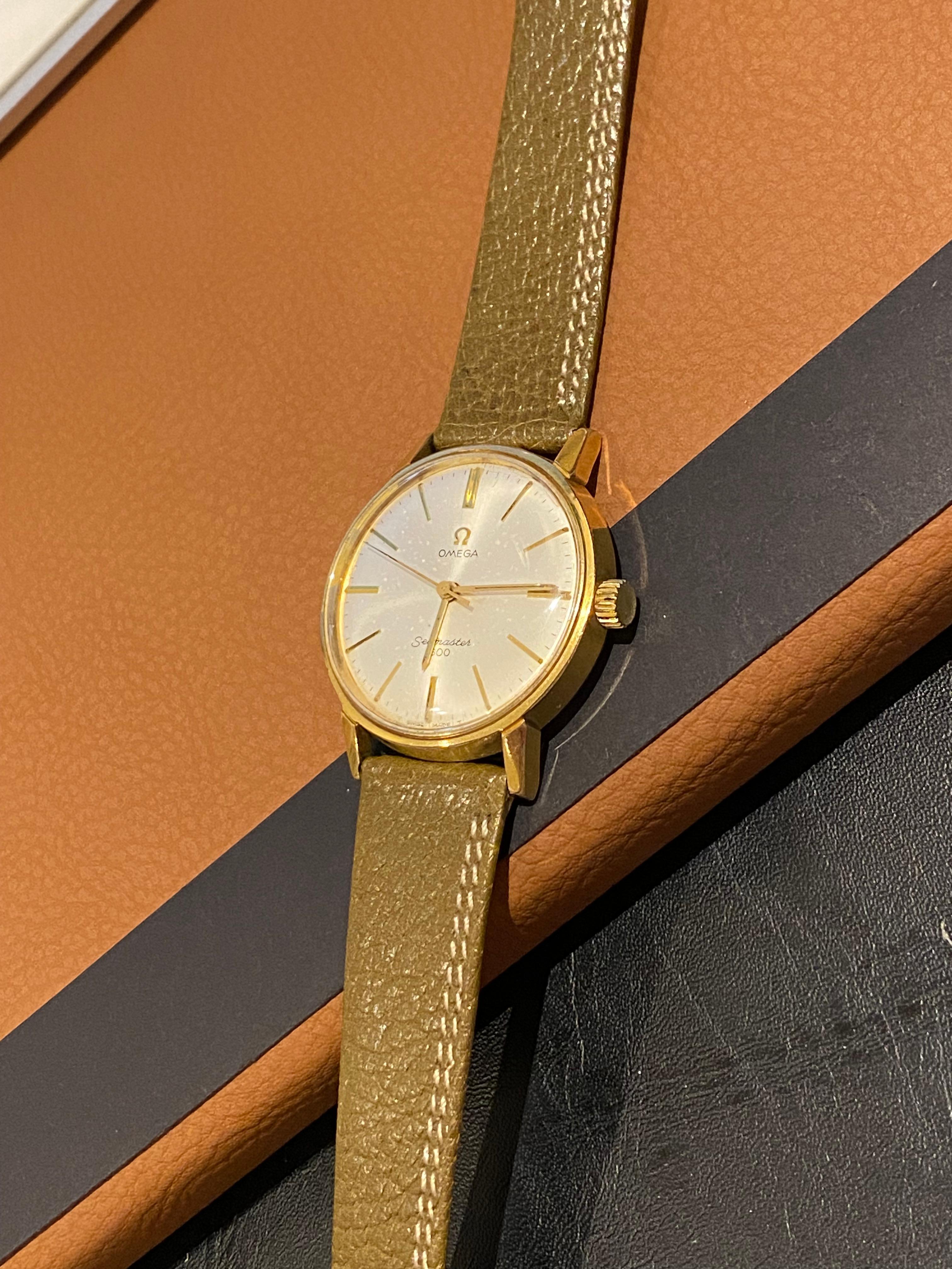 Omega Seamaster 600 Gold-Plated S/Steel Vintage Manual 34mm Gents' Watch en vente 1