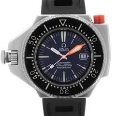 Omega Seamaster 600 Ploprof Steel Blue Dial Manual Wind Mens Watch 1660077