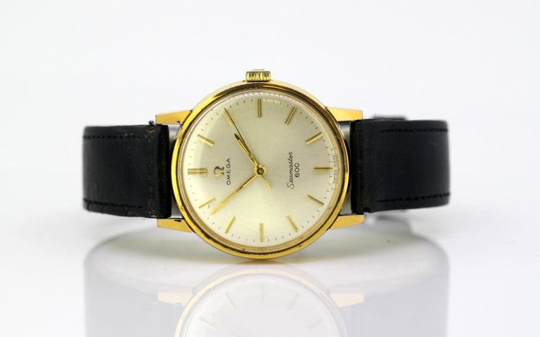 Omega Seamaster 600 Vintage Manual Winding Men S Wristwatch Circa 1960s At 1stdibs