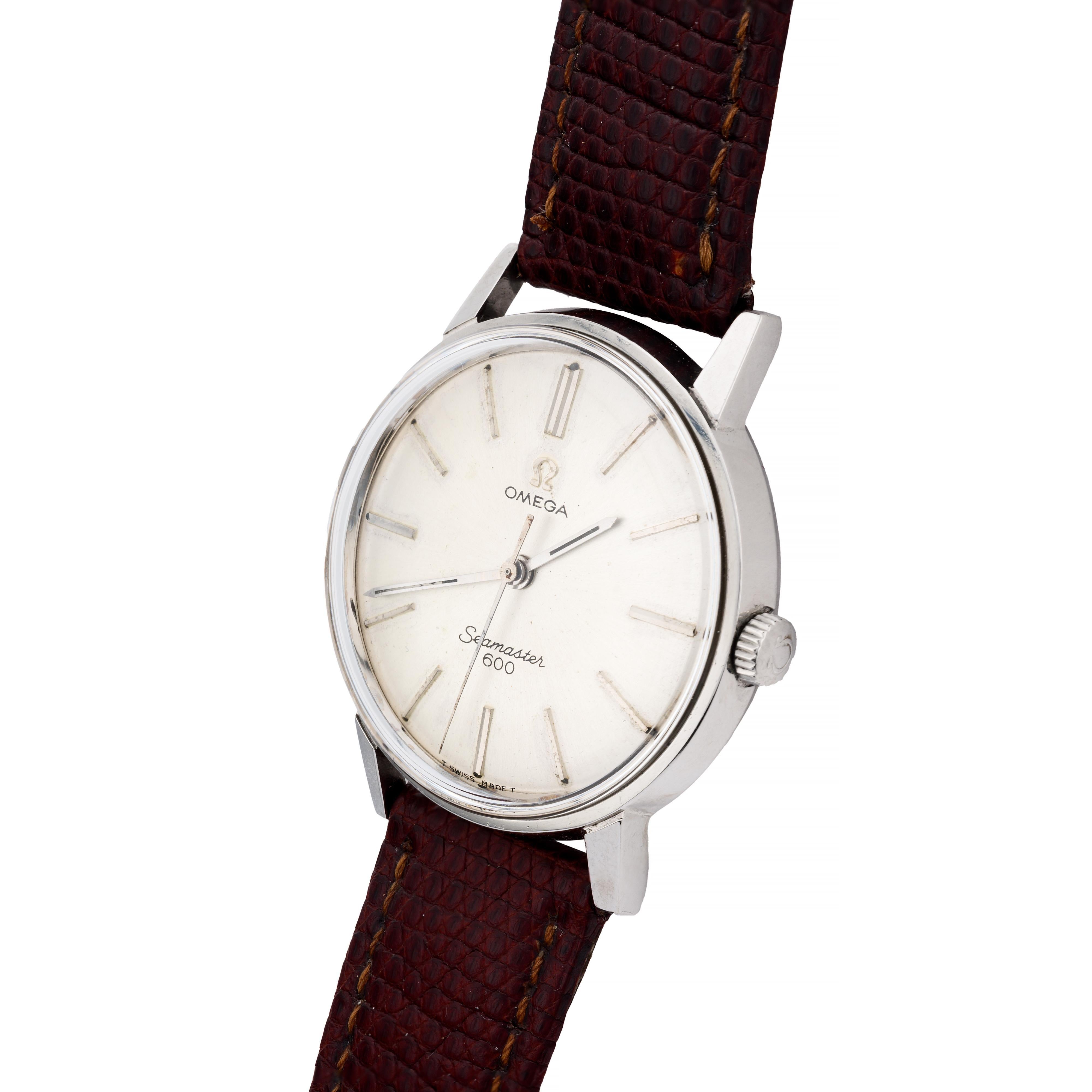 Reloj de pulsera para caballero Omega Seamaster 600 Vintage de acero inoxidable Contemporáneo