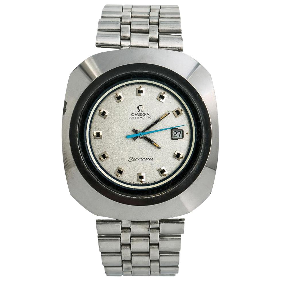 Omega Seamaster Anakin Skywalker Tungsten 166.078 Men's Automatic Vintage Watch For Sale