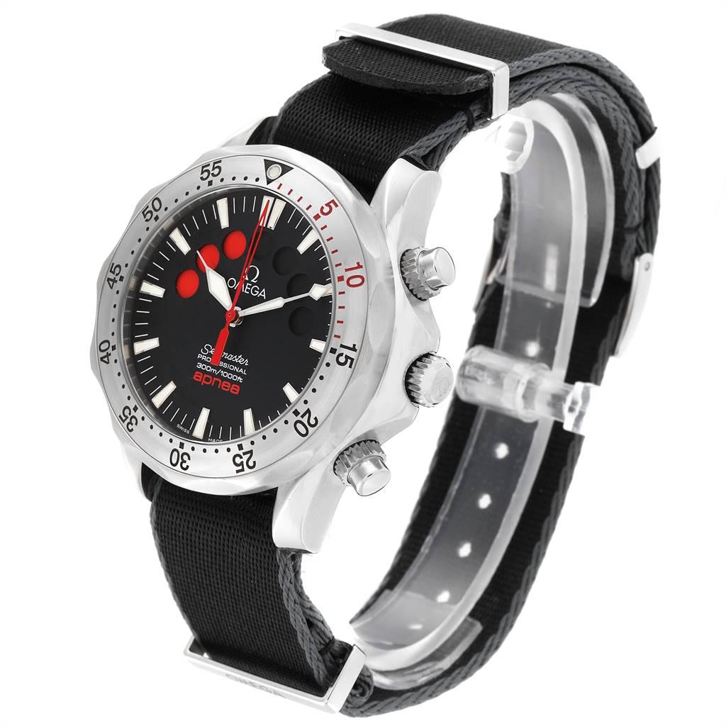 Men's Omega Seamaster Apnea Jacques Mayol Black Dial Watch 2595.50.00