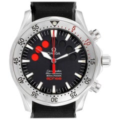 Omega Seamaster Apnea Jacques Mayol Black Dial Watch 2595.50.00