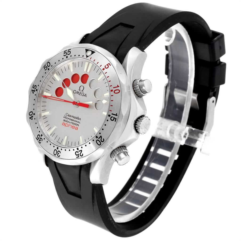 Men's Omega Seamaster Apnea Jacques Mayol Silver Dial Men’s Watch 2595.30.00