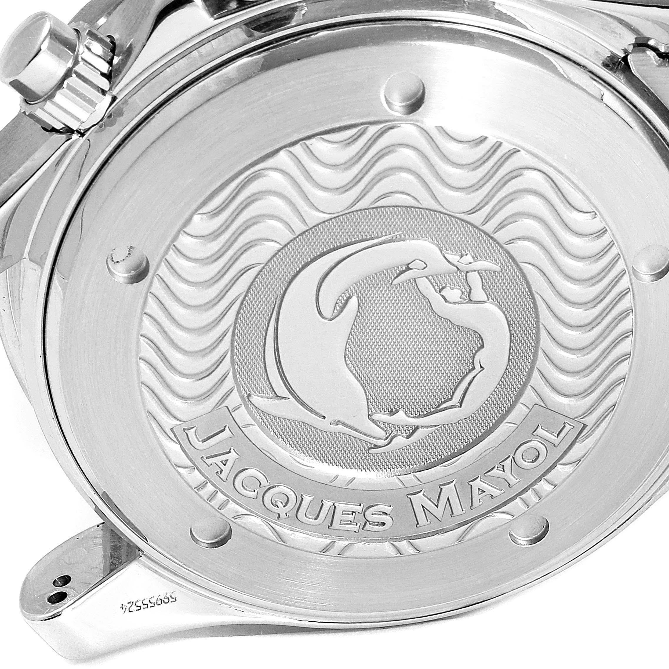 Omega Seamaster Apnea Jacques Mayol Silver Dial Men's Watch 2595.30.00 4
