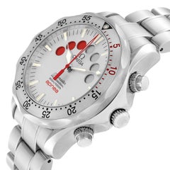 Omega Seamaster Apnea Jacques Mayol Silver Dial Steel Mens Watch 2595.30.00