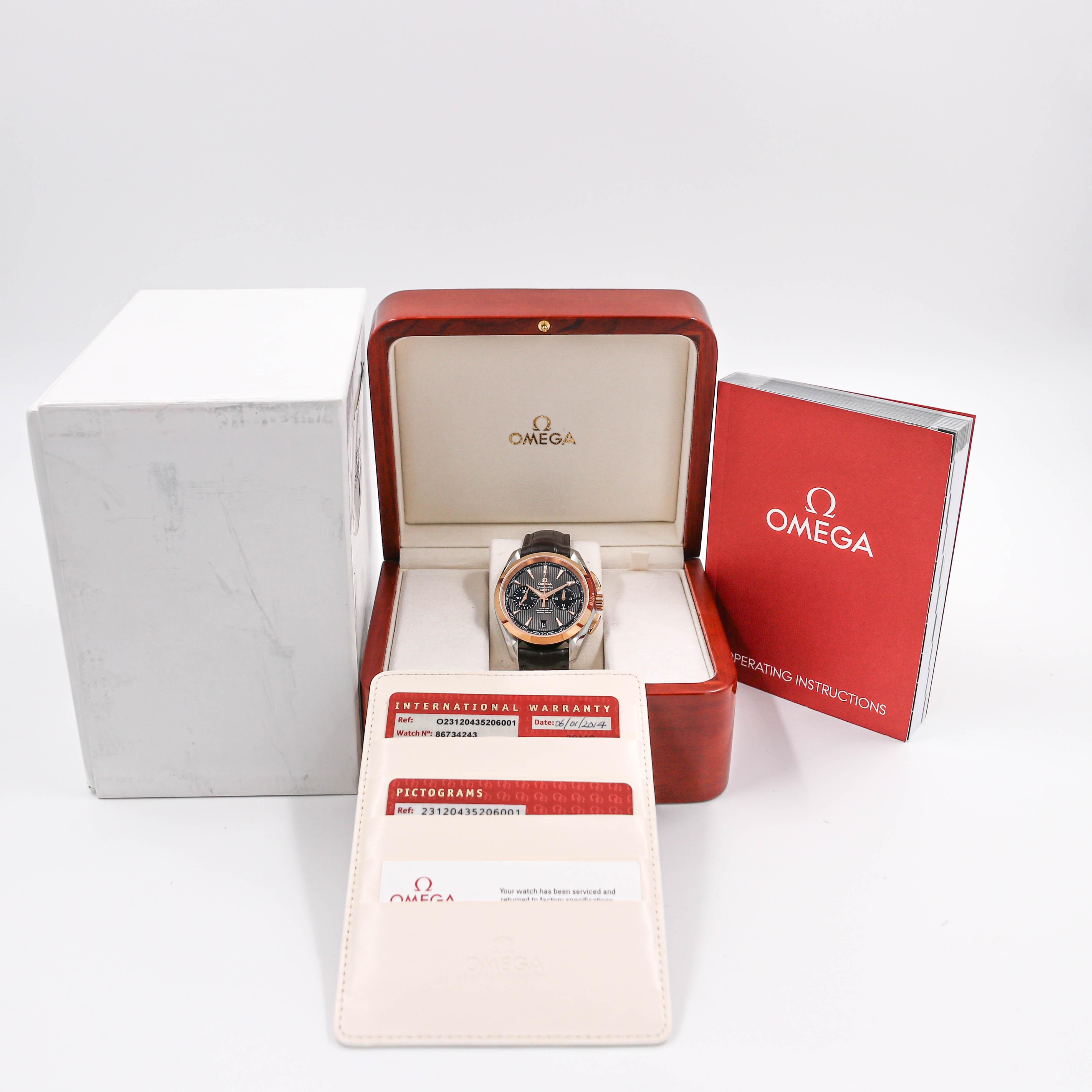 Omega Seamaster Aqua Terra 150 M Co-axial Gmt Chronograph 6