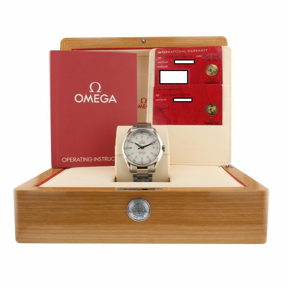 Omega Seamaster Aqua Terra 150 M Steel Automatic Watch 231.10.42.21.02.004 For Sale