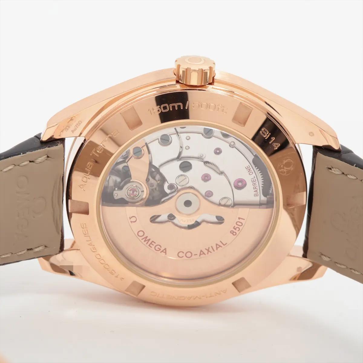Omega Seamaster Aqua Terra 150M Boîte en or rose 18 carats 231,53,42.21.06.002 en vente 11