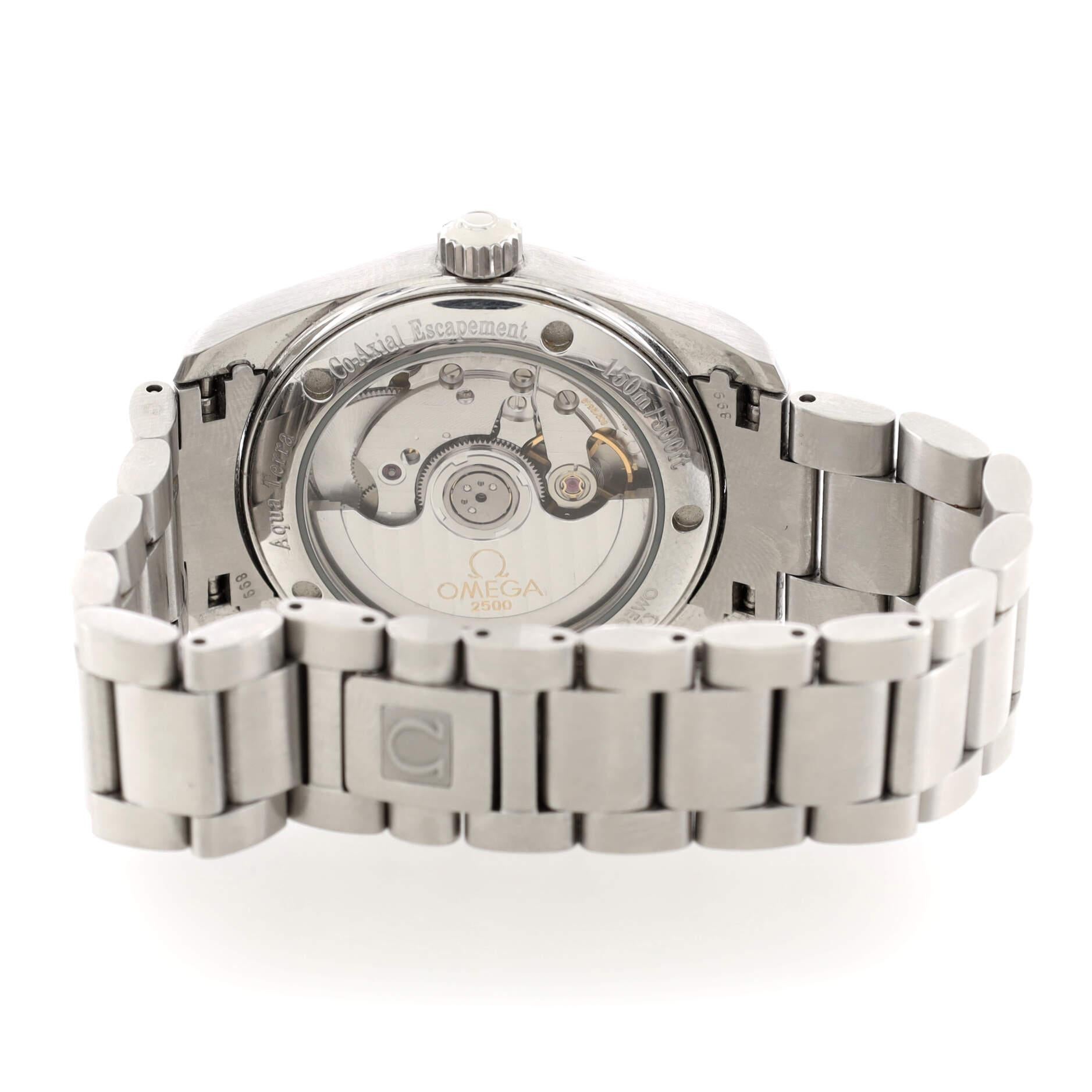 Omega Seamaster Aqua Terra 150M Co-Axial Chronometer Automatikuhr Edelstahl 1
