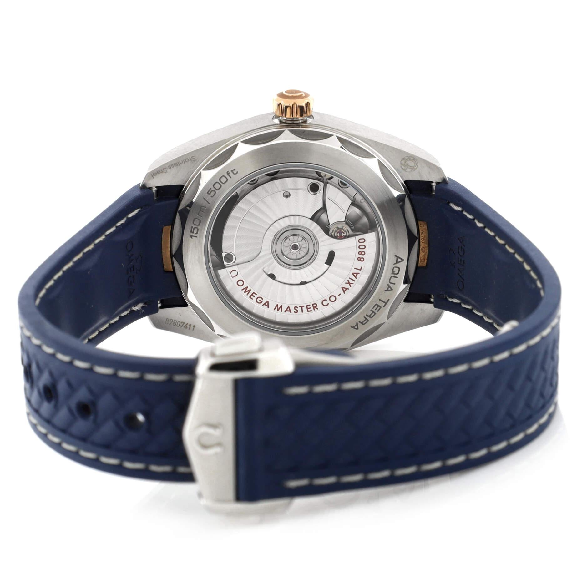 Women's or Men's Omega Seamaster Aqua Terra 150M Co-Axial Master Chronometer Automatic Watch