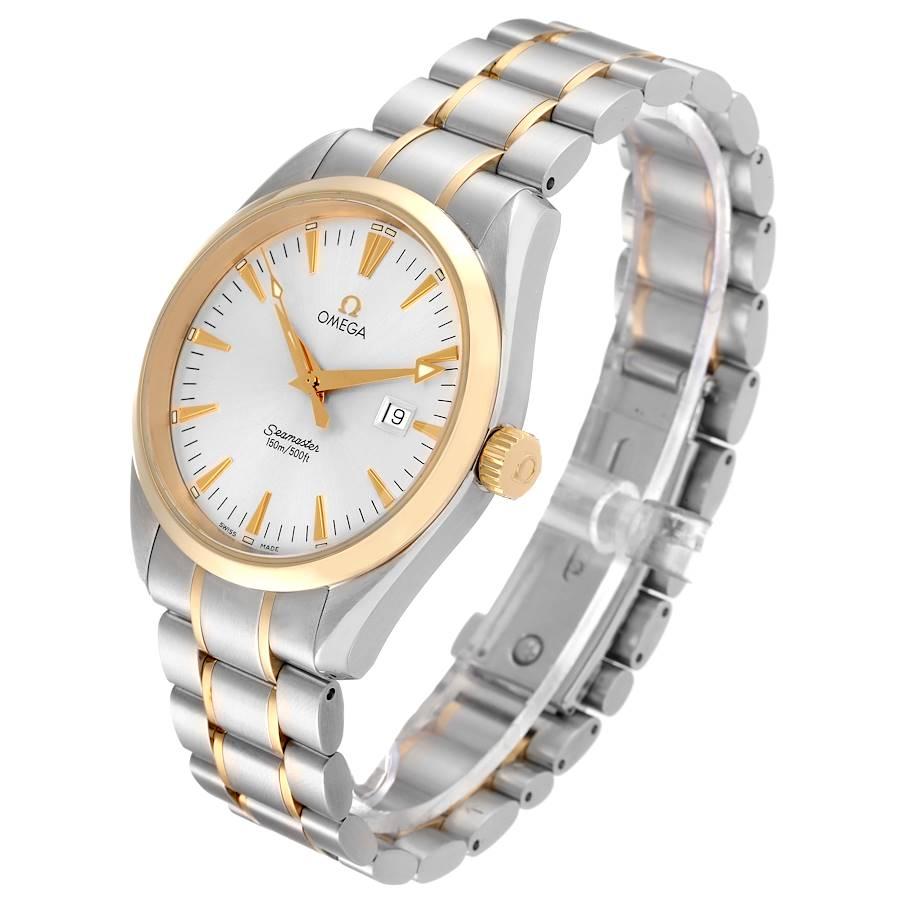 Omega Seamaster Aqua Terra 150M Uhr aus Stahl in Gelbgold 2317.30,00 mit Karton Herren