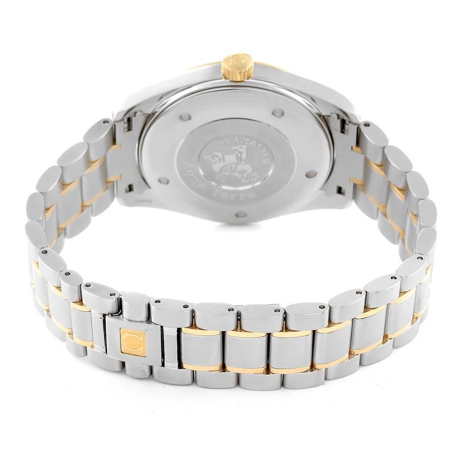 Omega Seamaster Aqua Terra 150M Uhr aus Stahl in Gelbgold 2317.30,00 mit Karton 3