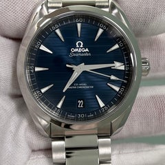 Omega Seamaster Aqua Terra 220.10.41.21.03.004 Blue Dial Steel Box Paper 2022