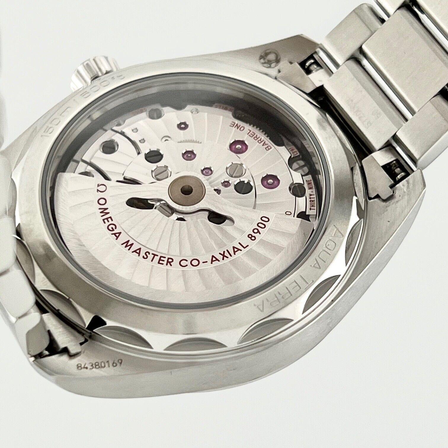 Omega Seamaster Aqua Terra 220.10.41.21.03.004 Blue Dial Steel Box Paper 2
