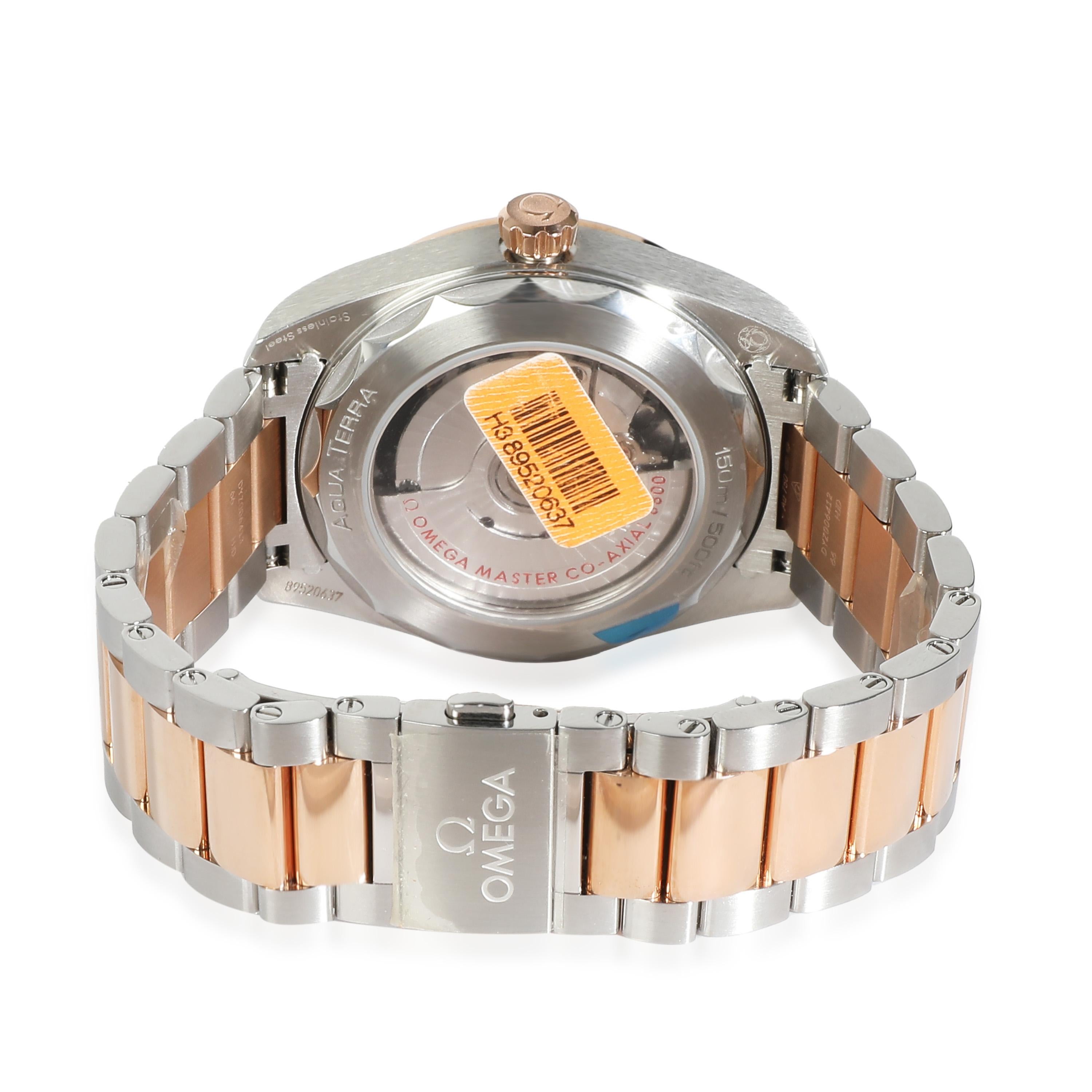 Omega Seamaster Aqua Terra 220.20.38.20.56.002 Unisex Watch in 18kt Gold/Steel

SKU: 138993

PRIMARY DETAILS
Brand: Omega
Model: Seamaster Aqua Terra
Country of Origin: Switzerland
Movement Type: Mechanical: Automatic/Kinetic
Year Manufactured: