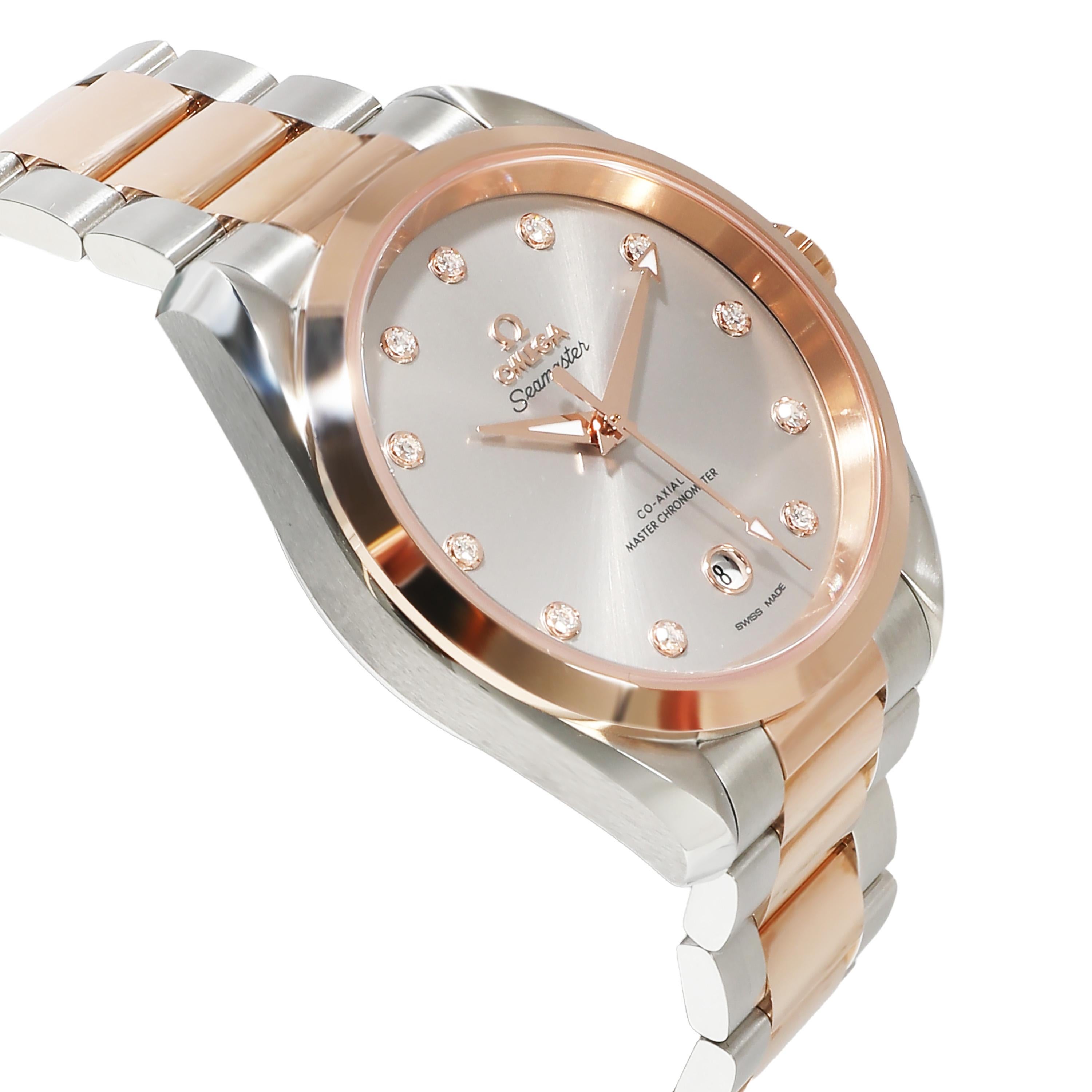 Omega Seamaster Aqua Terra 220.20.38.20.56.002 Unisex Watch in 18kt Gold/Steel For Sale 1