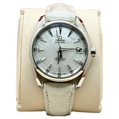 Omega Seamaster Aqua Terra 231.13.39.21.55.001 Acier MOP Diamant Cadran Boîte Papier