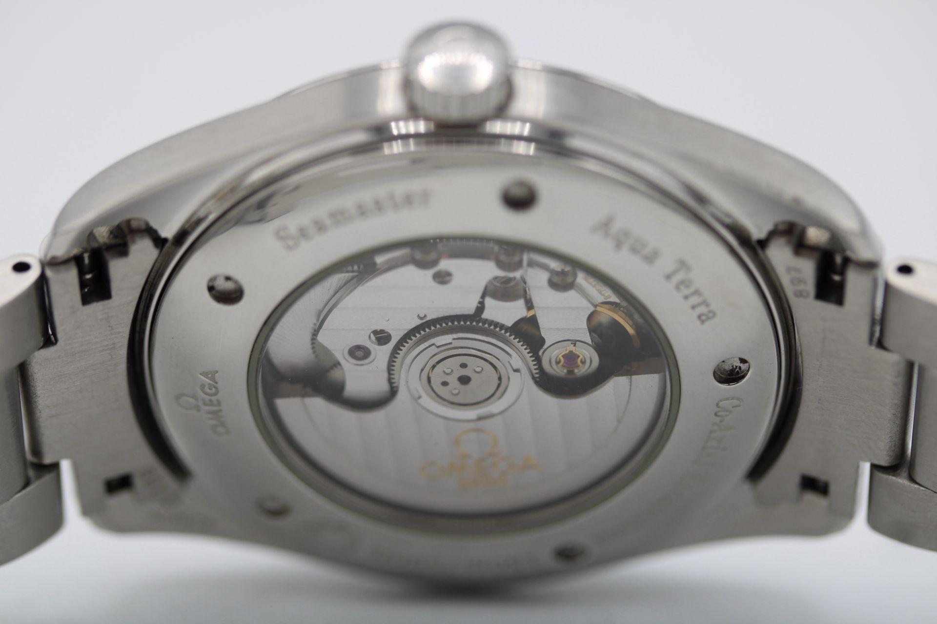Omega Seamaster Aqua Terra 2502.33.00  Rare 42mm Model  Full Set  2009 For Sale 6