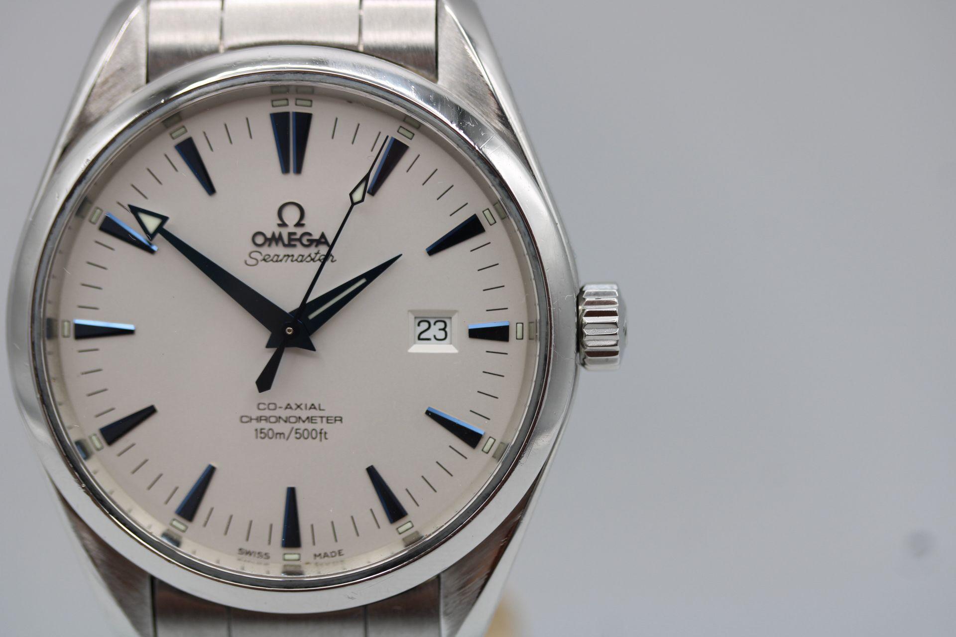 Omega Seamaster Aqua Terra 2502.33.00  Rare 42mm Model  Full Set  2009 For Sale 9