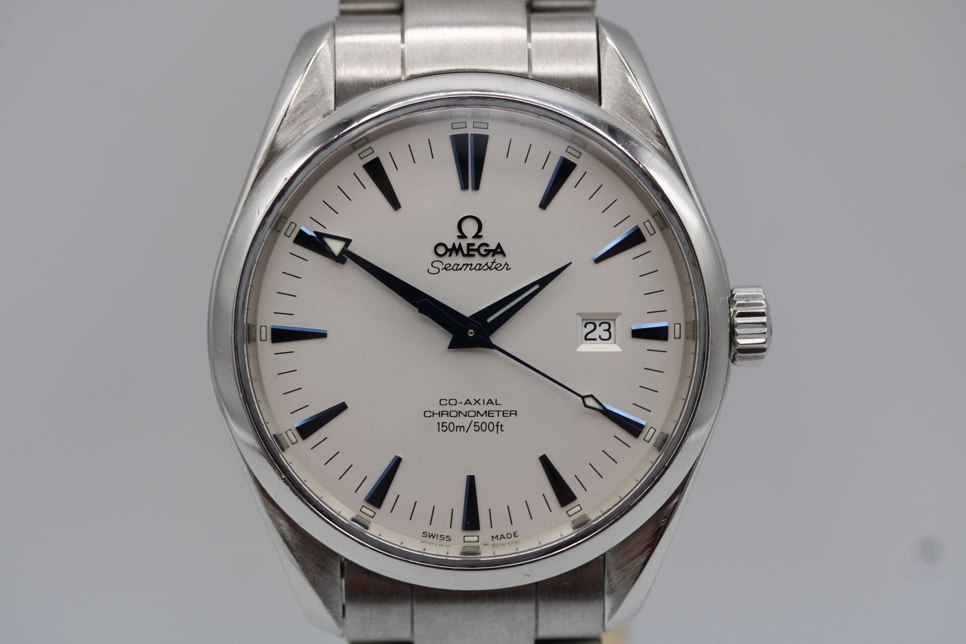 Omega Seamaster Aqua Terra 2502.33.00  Rare 42mm Model  Full Set  2009 In Good Condition For Sale In London, GB