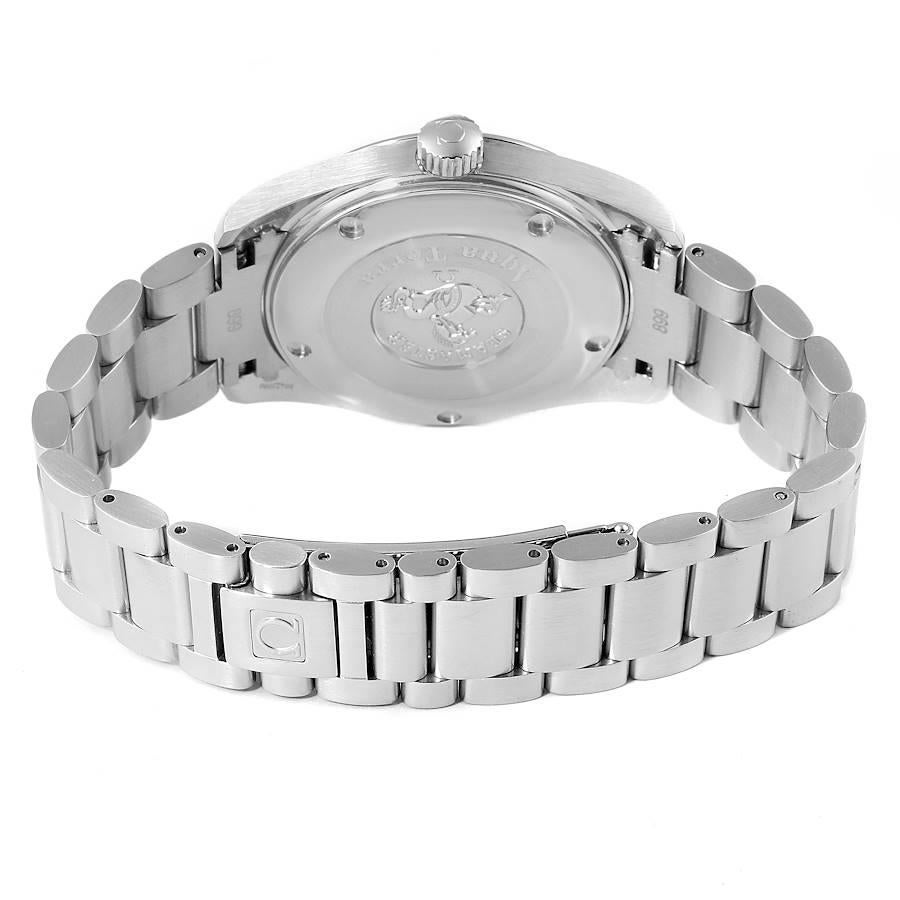 Omega Seamaster Aqua Terra 36 Black Dial Steel Mens Watch 2518.50.00 For Sale 3