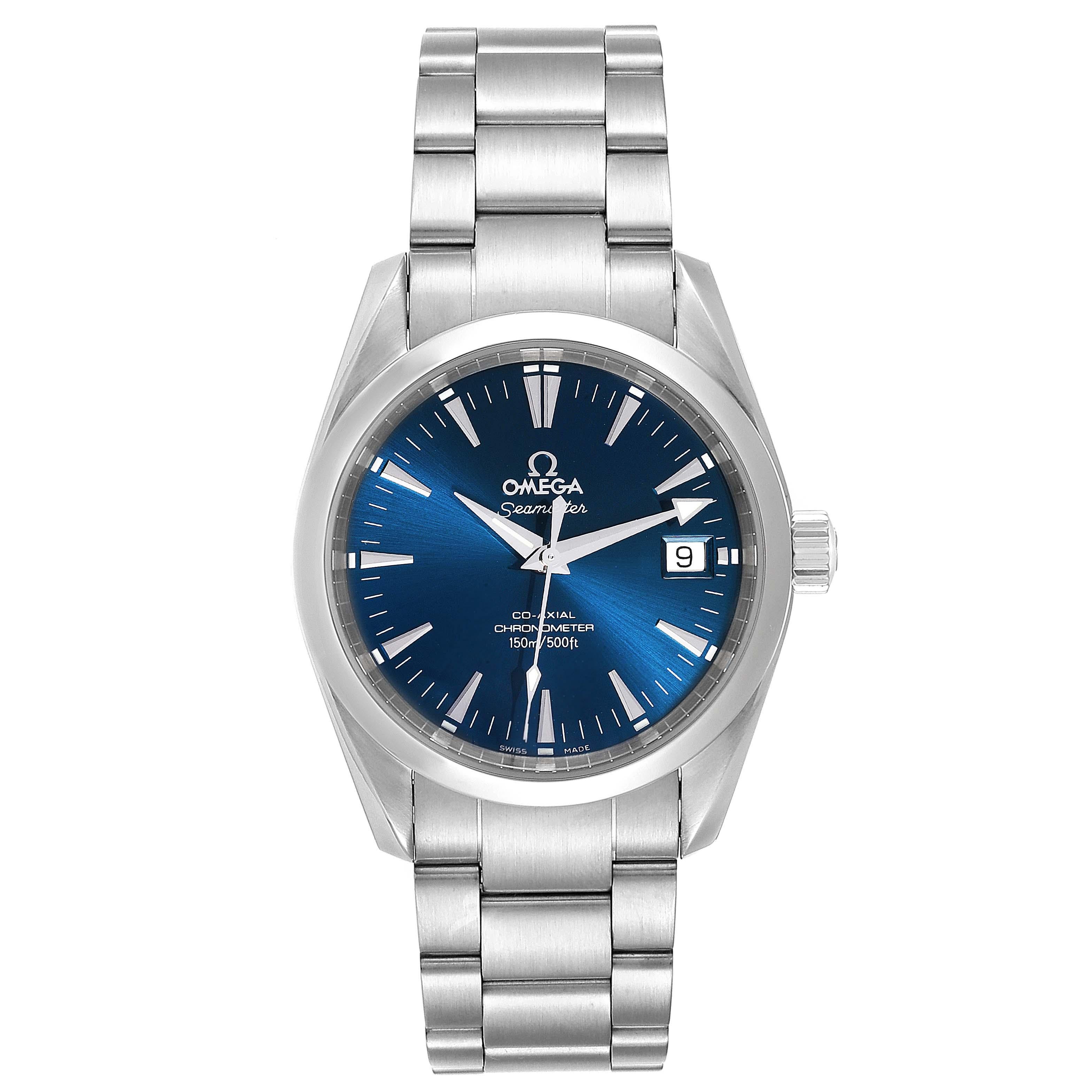 Omega Seamaster Aqua Terra 36 Blue Dial 