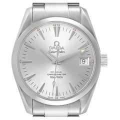 Omega Seamaster Aqua Terra 36 Silber Zifferblatt Stahl Herrenuhr 2504.30,00 Box Kartene
