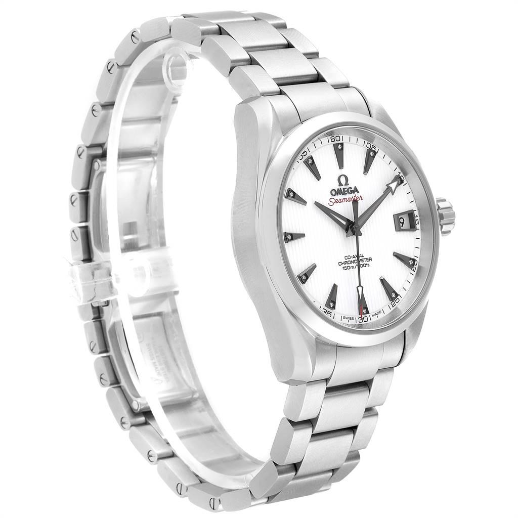 Brilliant Cut Omega Seamaster Aqua Terra 38.5 Diamond Watch 231.10.39.21.54.001