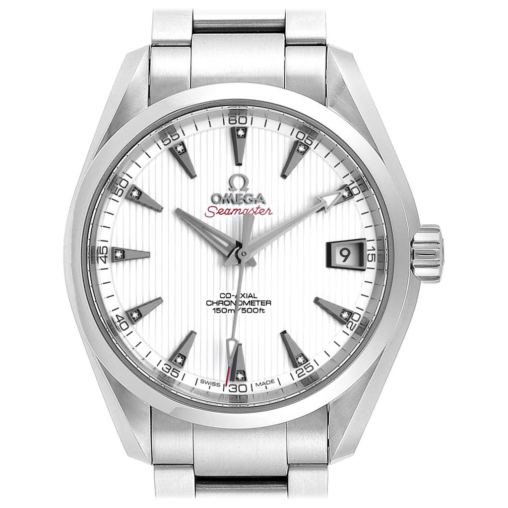 Omega Seamaster Aqua Terra 38.5 Diamond Watch 231.10.39.21.54.001