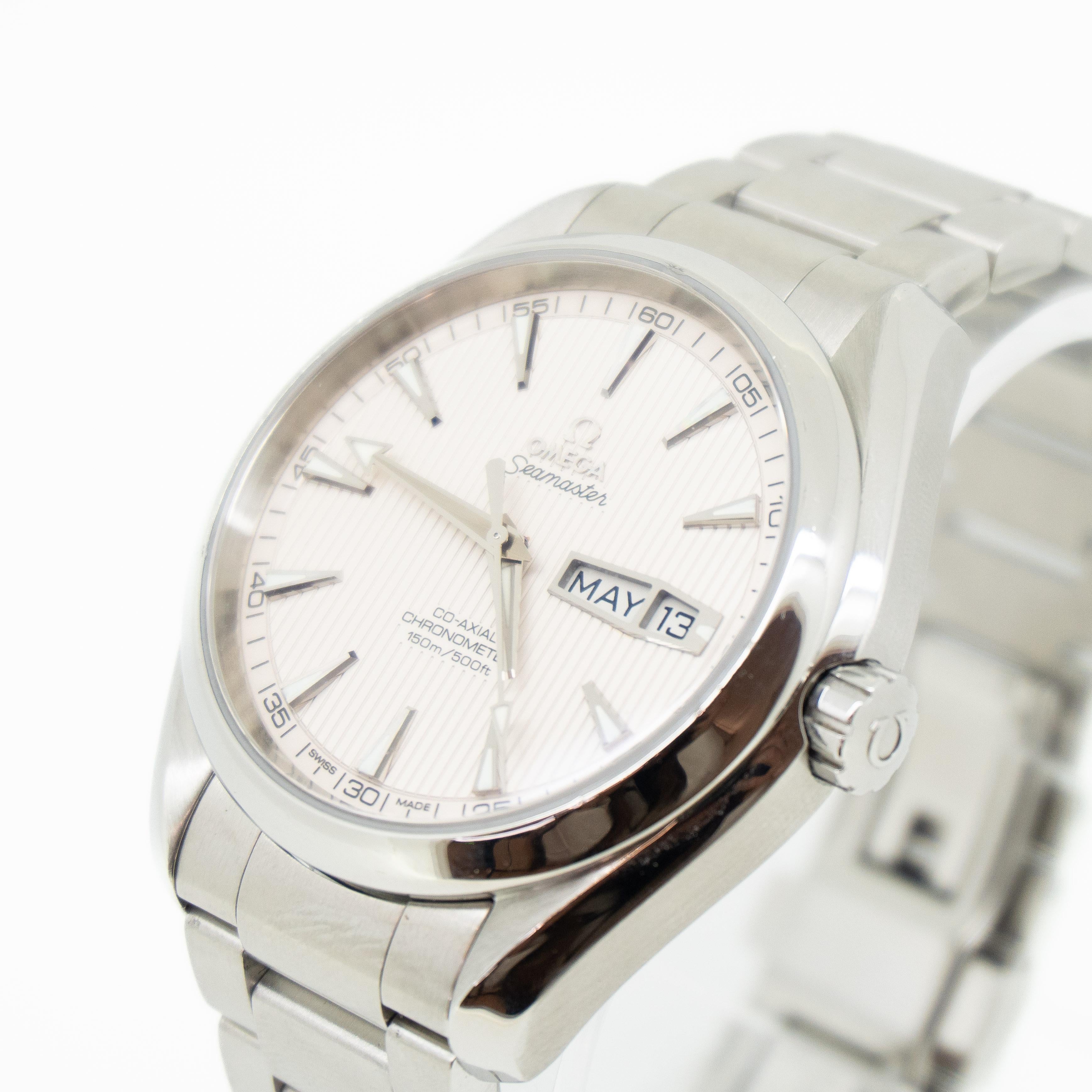 Omega Seamaster Aqua Terra Annual Calendar In Excellent Condition In Oyster Bay, NY