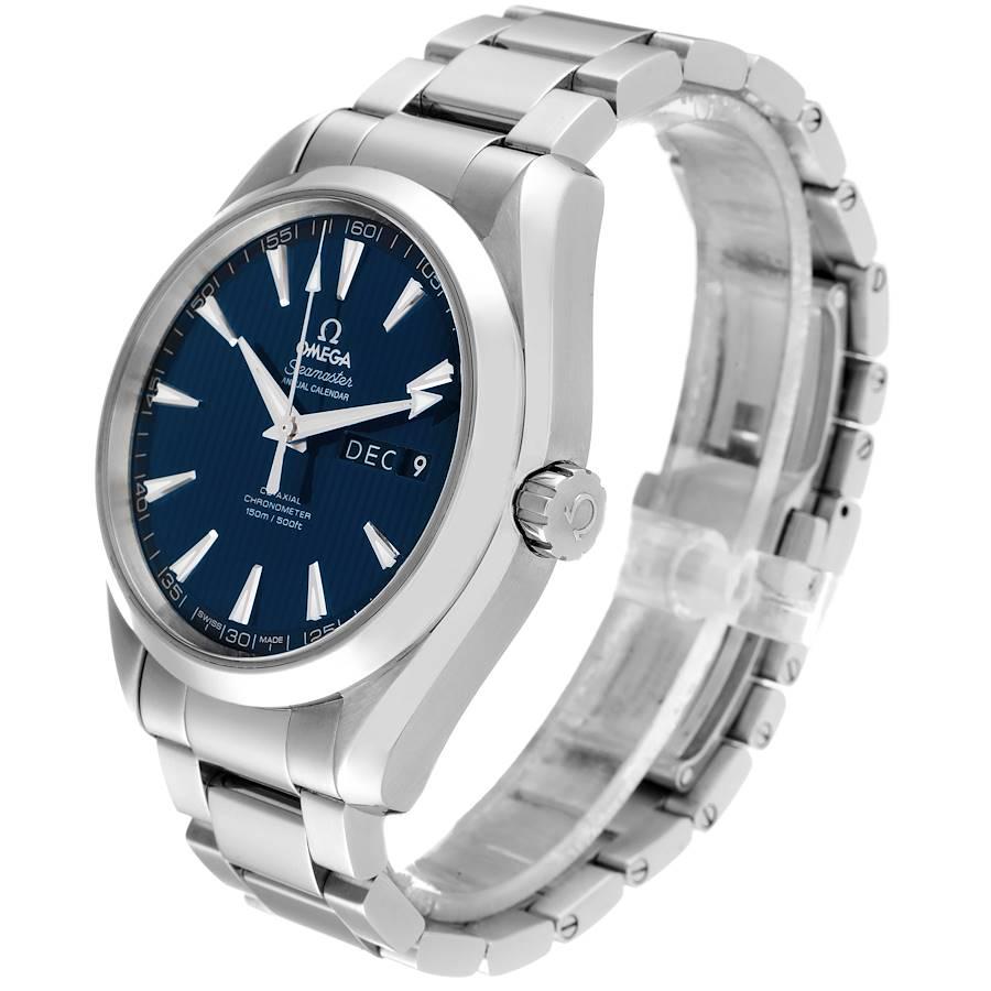 omega seamaster aqua terra blue