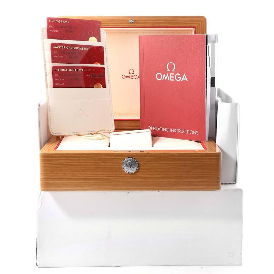 Omega Seamaster Aqua Terra Black Dial Watch 220.10.38.20.01.001 Box Card For Sale 5