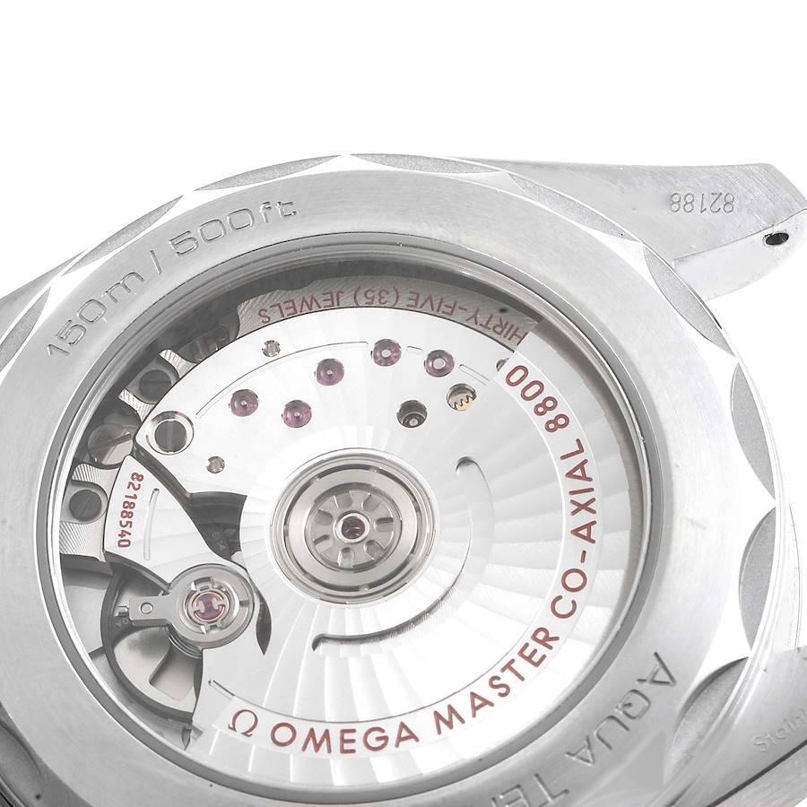 Omega Seamaster Aqua Terra Black Dial Watch 220.10.38.20.01.001 Box Card For Sale 1
