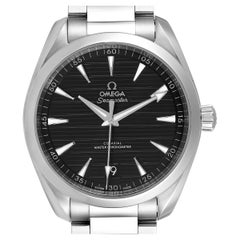 Omega Seamaster Aqua Terra Black Dial Watch 220.10.41.21.01.001 Box Card
