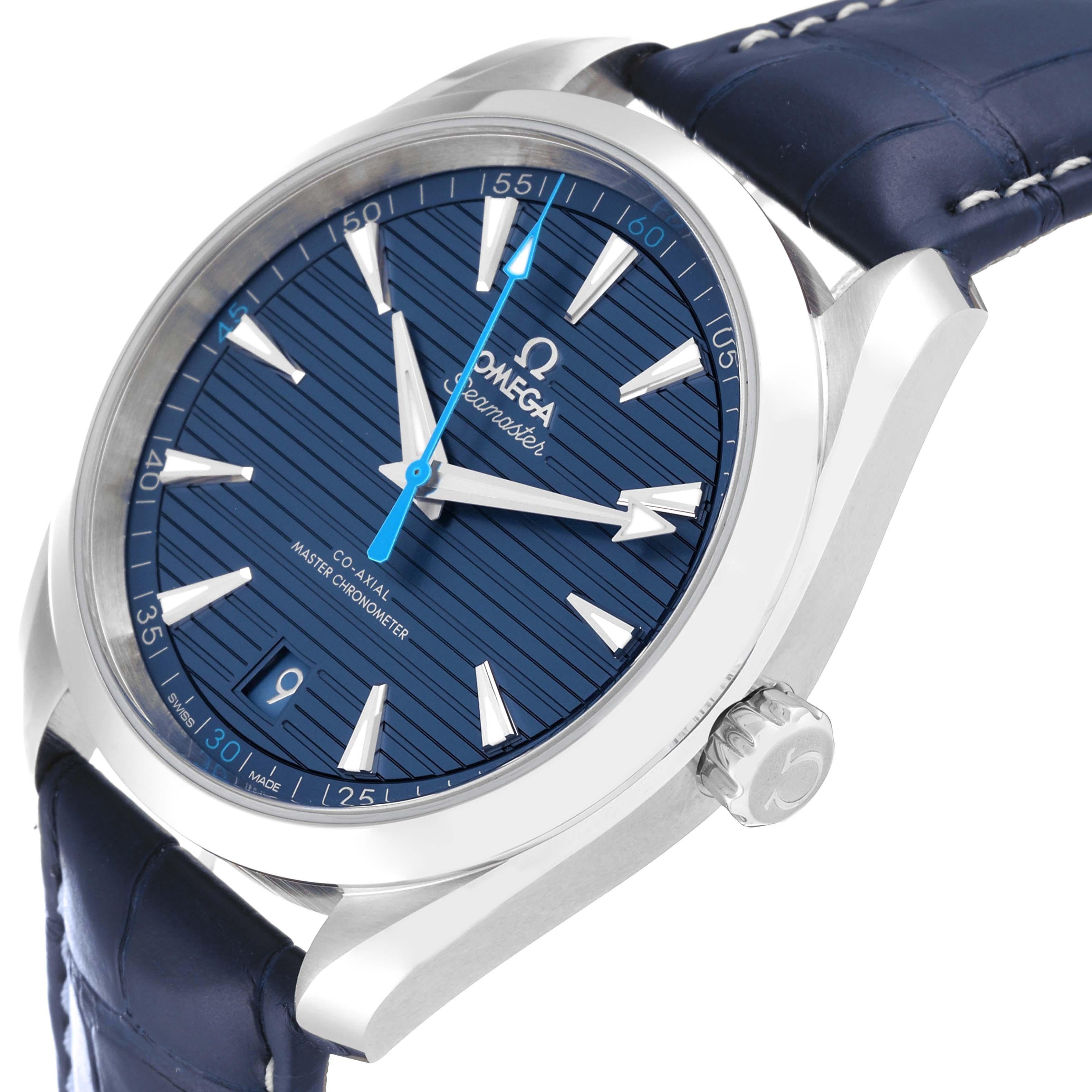Omega Seamaster Aqua Terra Blue Dial Mens Watch 220.13.41.21.03.002 Unworn For Sale 1