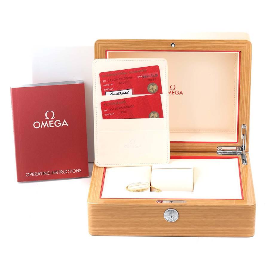 Omega Seamaster Aqua Terra blau Zifferblatt Herrenuhr 231.10.42.21.03.006 Box-Karte 7