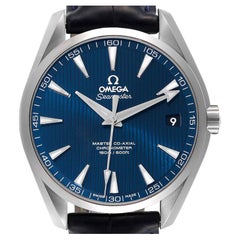 Omega Seamaster Aqua Terra Blue Dial Mens Watch 231.13.42.21.03.001 Box Card