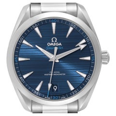 Omega Seamaster Aqua Terra Blue Dial Steel Mens Watch 220.10.41.21.03.001 Card