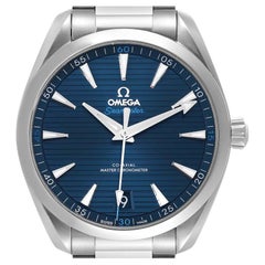 Omega Seamaster Aqua Terra Blue Dial Steel Watch 220.10.41.21.03.001 Box Card