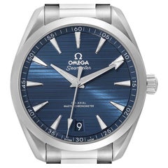 Omega Seamaster Aqua Terra Blue Dial Steel Watch 220.10.41.21.03.004 Unworn