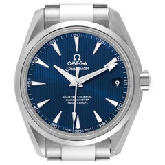 Omega Seamaster Aqua Terra Blue Dial Steel Watch 231.10.39.21.03.002 Box Card