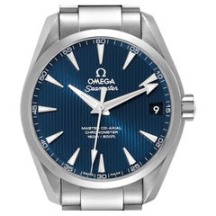 Omega Seamaster Aqua Terra Blue Dial Steel Watch 231.10.39.21.03.002 Box Card