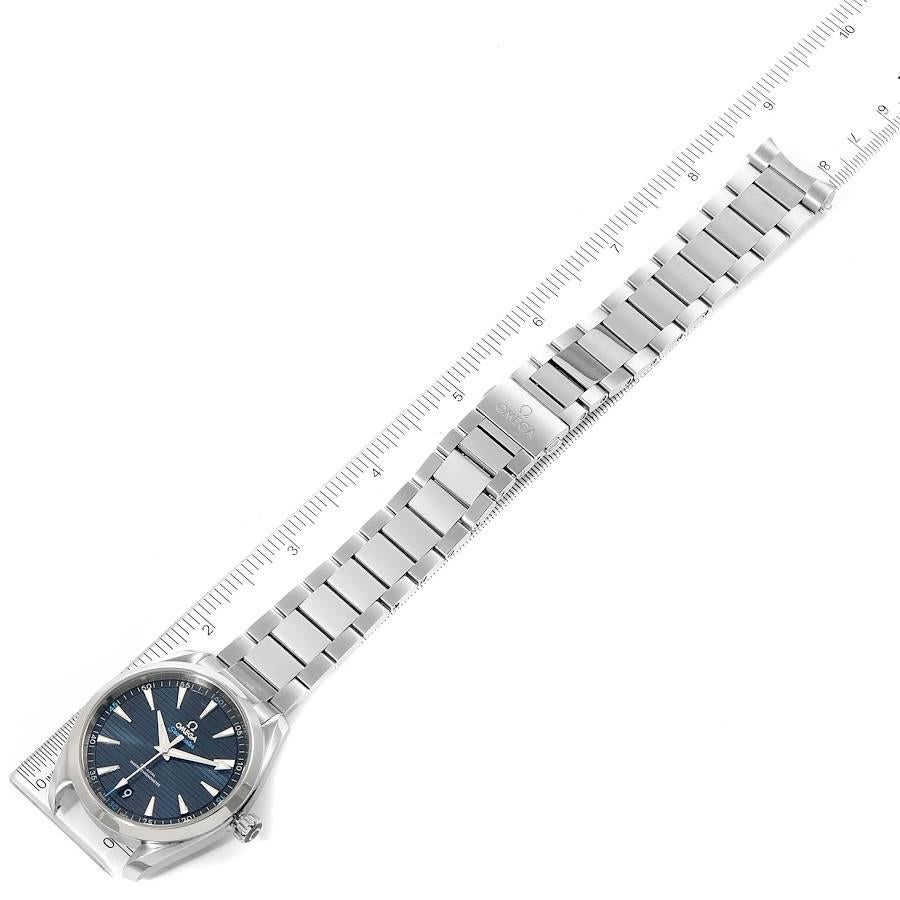 Omega Seamaster Aqua Terra Blue Dial Watch 220.10.41.21.03.001 Box Card 4